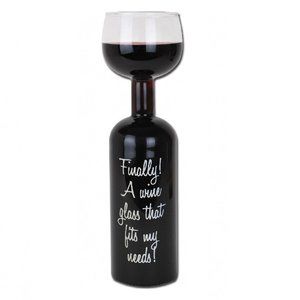 Wine Bottle Glass New In Box Fits A Whole Bottle Of Wine